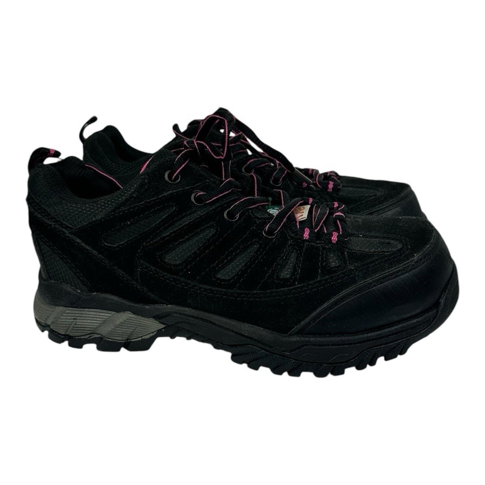 Workload Chesapeake Protective Shoes Womens 6 Black Pink Carbonite Rubber